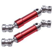 2 Pz Albero di Trasmissione Centrale Posteriore in Metallo Albero di Trasmissione CVD per 1:12 12428 12423 RC Car Short Course Desert Buggy