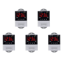 5X Wireless Temperature Controller Thermostat AC110-220V DTC1201 NTC Sensor Digital Display APP Control for  Home