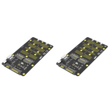 2X 2 en 1 Combo M.2 (NGFF) NVMe SSD/SSD -Bus Vers SFF-8654 et Adaptateur