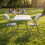 Vida Designs (2 Chairs) Indoor Outdoor Folding Table 5ft & Folding Chairs 2