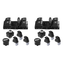 12Pcs Window Mirror Headlight  Set 5ND 959 565A 5ND 959 857 5ND941431B for   MK5 6  MK5  B6