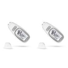 2X Analisador de Pele de Precisão com Display LCD Digital, Testador de Umidade e Óleo da Pele Facial e Corporal Portátil