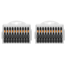 20 Stück 50 mm PH2 Magnetisches Kreuzbit-Set Kreuzschlitz-Schlagbohrkrone Härte Schraubendreher-Bit Schraubendreher Handwerkzeug