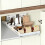 Pull Out Pots and Pans Organizer Sliding Pot Lid Holder Kitchen Spice Rack Tableware Organizer Multifunctional Dish B 5