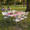 Vida Designs (6 Chairs) Indoor Outdoor Folding Table 5ft & Folding Chairs 3