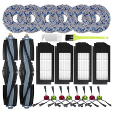 Kit Accessori per Aspirapolvere Deebot X1 Turbo Omni / T10 Omni Spazzola Laterale Principale Filtri HEPA Panni Lavapavimenti