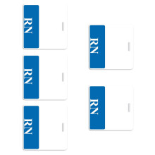 Registered Nurse CIdentification Card Holder With Color-Blue