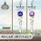 2X  Spiral Tail Decorative Wind Spinner Stabilizer Wind Chimes Hanging Wind  Spinner for Garden Decorations 2