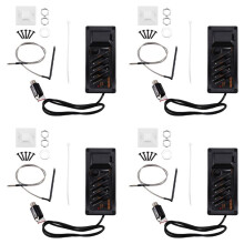 4X EQ-7545PRO Ecualizador para Guitarra Acústica, Preamplificador con Pastilla Piezoeléctrica de 4 Bandas