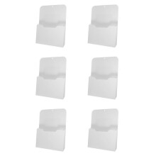 6X Porte-Documents Mural Magnétique Pratique, Porte-Marqueur, Tableau Blanc, Boîte de Rangement Polyvalente, Conteneur de Bureau Facile à Ranger