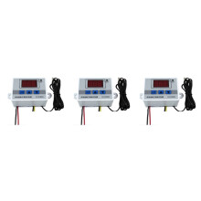 3X XH-W3002 220V Digital LED Temperature Controller 10A Thermostat Control Probe with Waterproof Sensor W3002