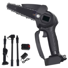 Electric High Branch Saw Rechargeable High-Altitude Pruning Branch Saw High Branch Chain Electric Garden Equipment EU