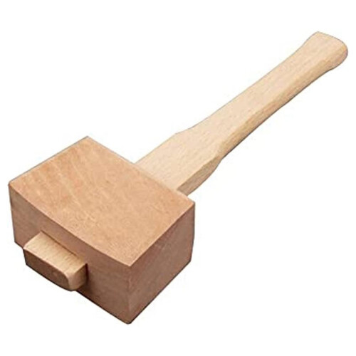 Martillo de Madera con Mango para Carpintería. Herramienta de Bricolaje para Hacer Carpintería.