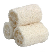 3 pz Natural Loofah corpo del bagno doccia spugna Scrubber ()