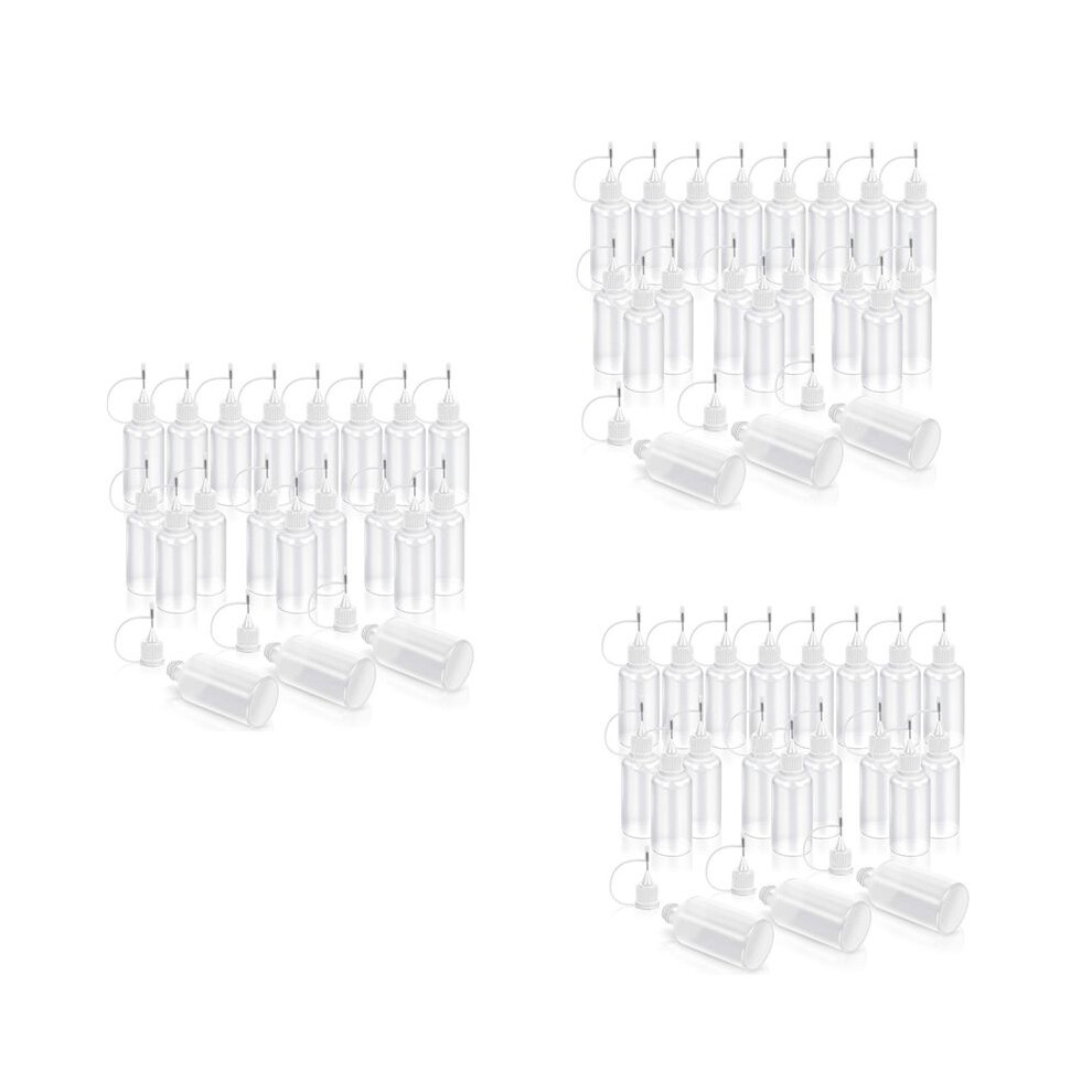 60 Pcs Precision Tip Applicator Bottle, Empty Applicator Glue Bottle For Small Gluing Projects, 30Ml /1 Ounce 6034164953845