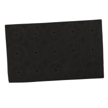 60 Stuks Tuinkloonkragen Neopreen Inzetstukken Sponsblok voor 2 Inch Netpotten Hydrocultuursystemen en Kloonmachines