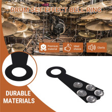 Drum Cymbal Bells Rings Cymbal Bells Accessories Drum Set Cymbal Bells for Drum Cymbal Percussion Instrument B