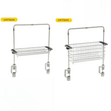 Outdoor IGT-Tischversorgung Tragbarer Camping-IGT-Tisch Aus Edelstahl Zubehör Neu, Desktop-Rack