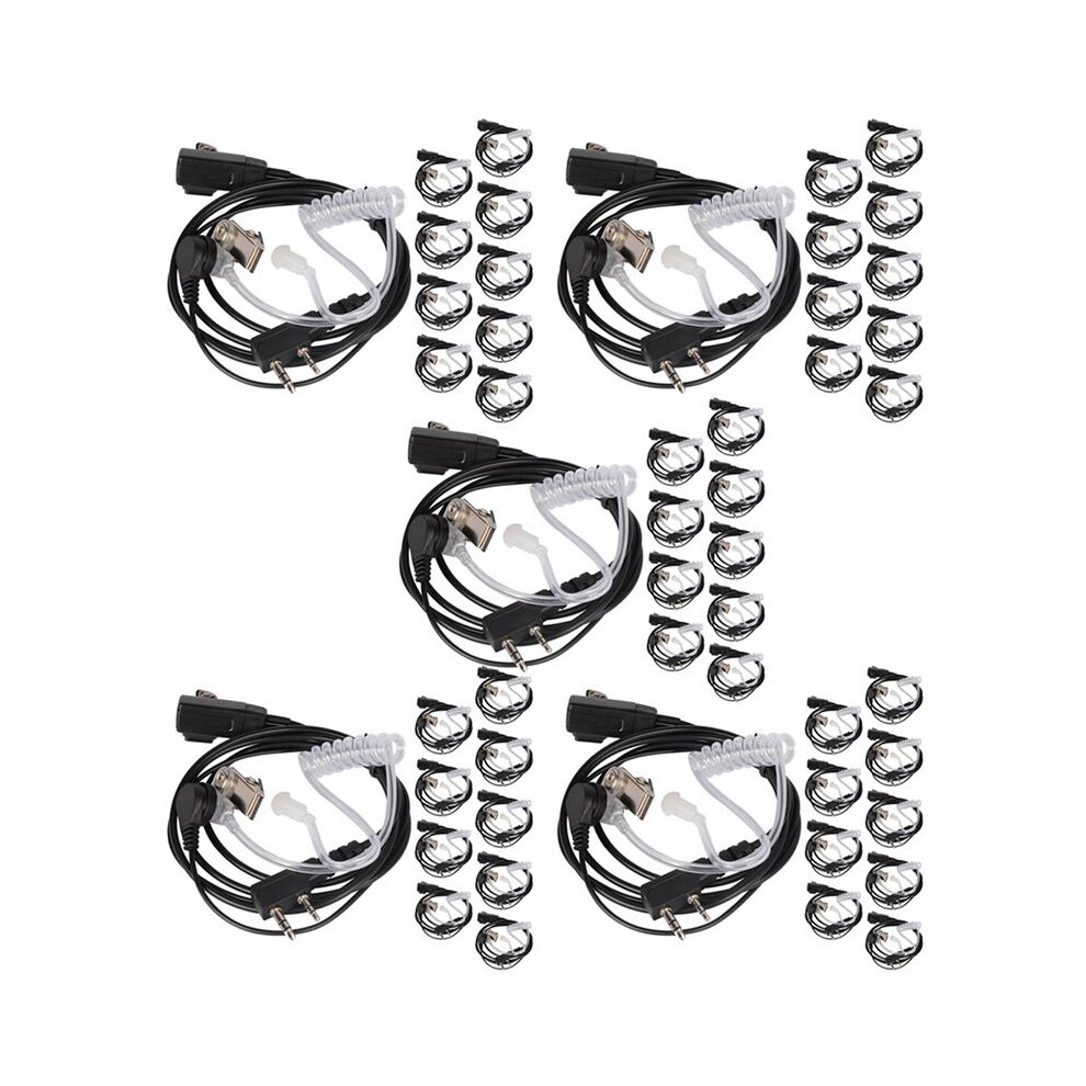 50Pcs Accessories Air Acoustic Tube Headset Earpiece For For Radio Walkie Talkie Headset For 888S Uv-5R Uv-82 6032664177488