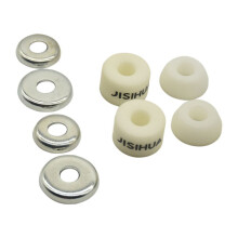 JISIHUA Skateboard Truck Bushings Med 95A Bushing Washers Pivot Cups White 95A