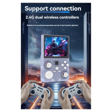 DC35V Retro Handheld Game Console 128GB 3.5Inch IPS Screen Portable Pocket Video Player Supports 30+ Emulators