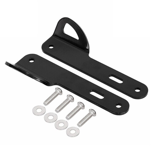 Black Front End Fork Tie Down Bracket Kit Fit for  1993-2023 Electra Glide