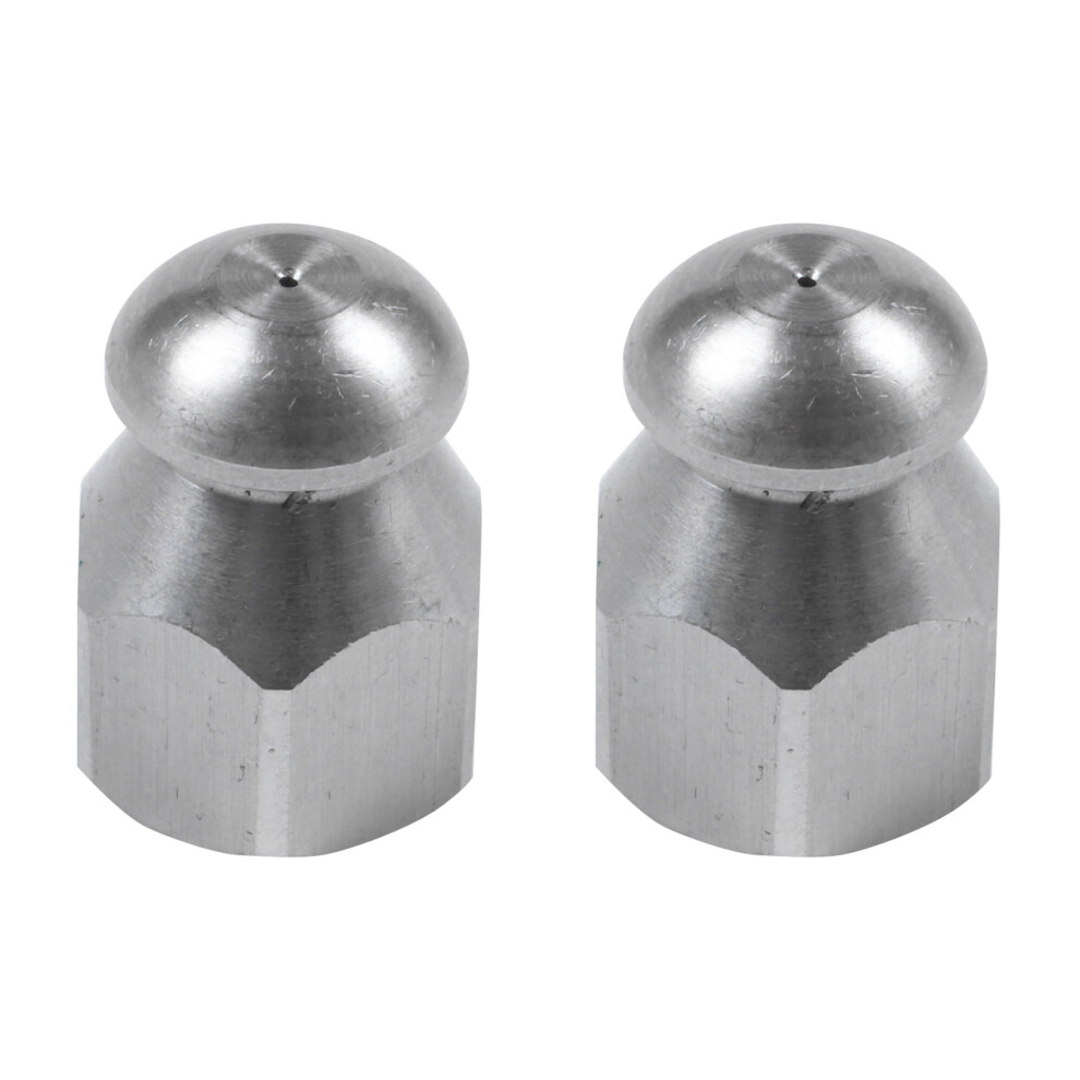 2X Pipe Jetter Pressure Washer Drain Sewer Cleaning Pipe Jetter Rotary Nozzle 5 Jet (1/4 Inch ) 4711677904848