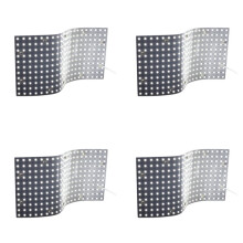 4X Folhas de LED Flexíveis 490x245 mm DC24V 242LED 28W Painel de Luzes para Bancada de Mármore de Cozinha Iluminação de Fundo Publicitária