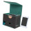 Grande mallette curviligne pour objets de commerce pouvant-Vert 1