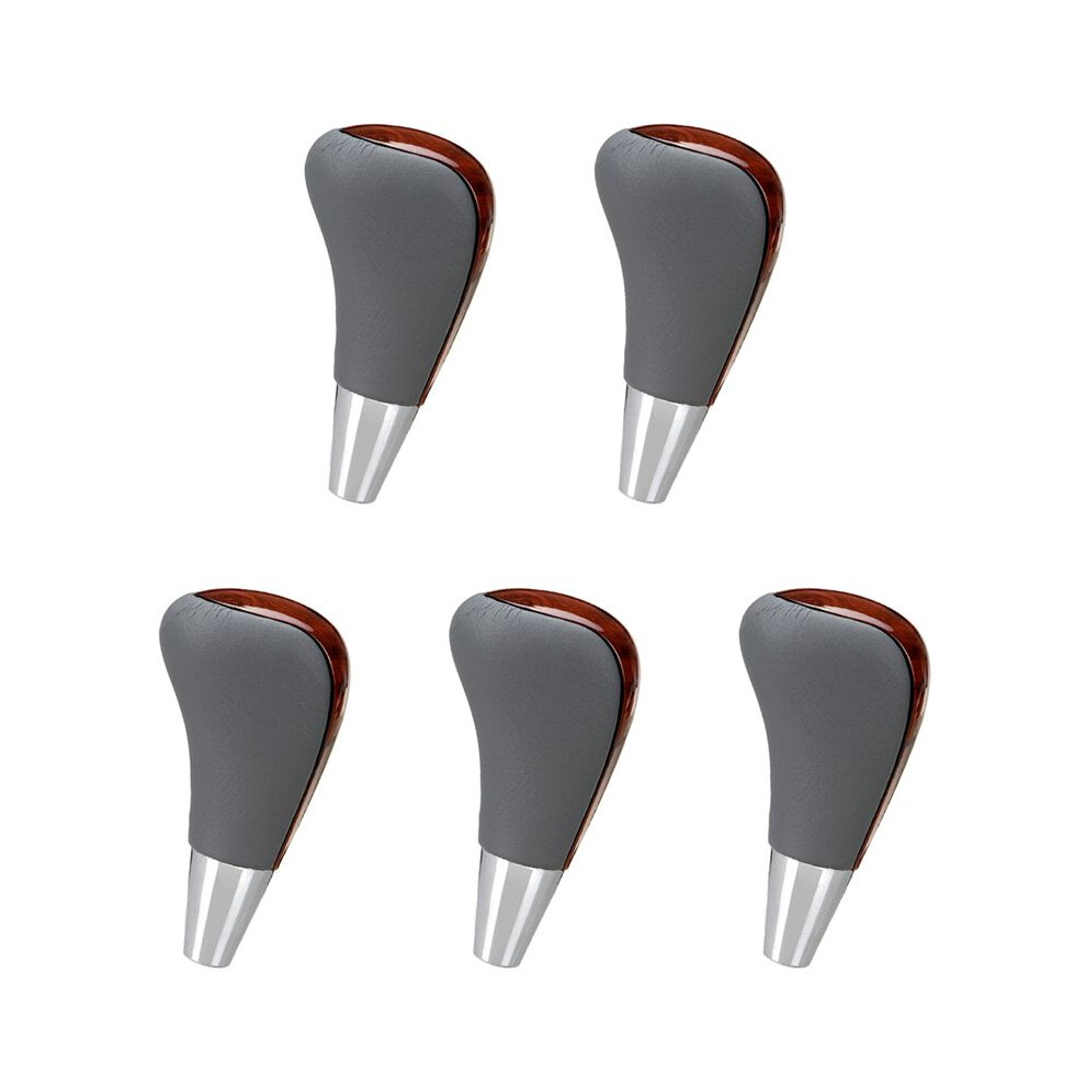 5X Wood Car Gear Shift Knob For Camry/Harrier Fortuner Crown Land Lever Shifter Stick Grain/Grey 4711062003170