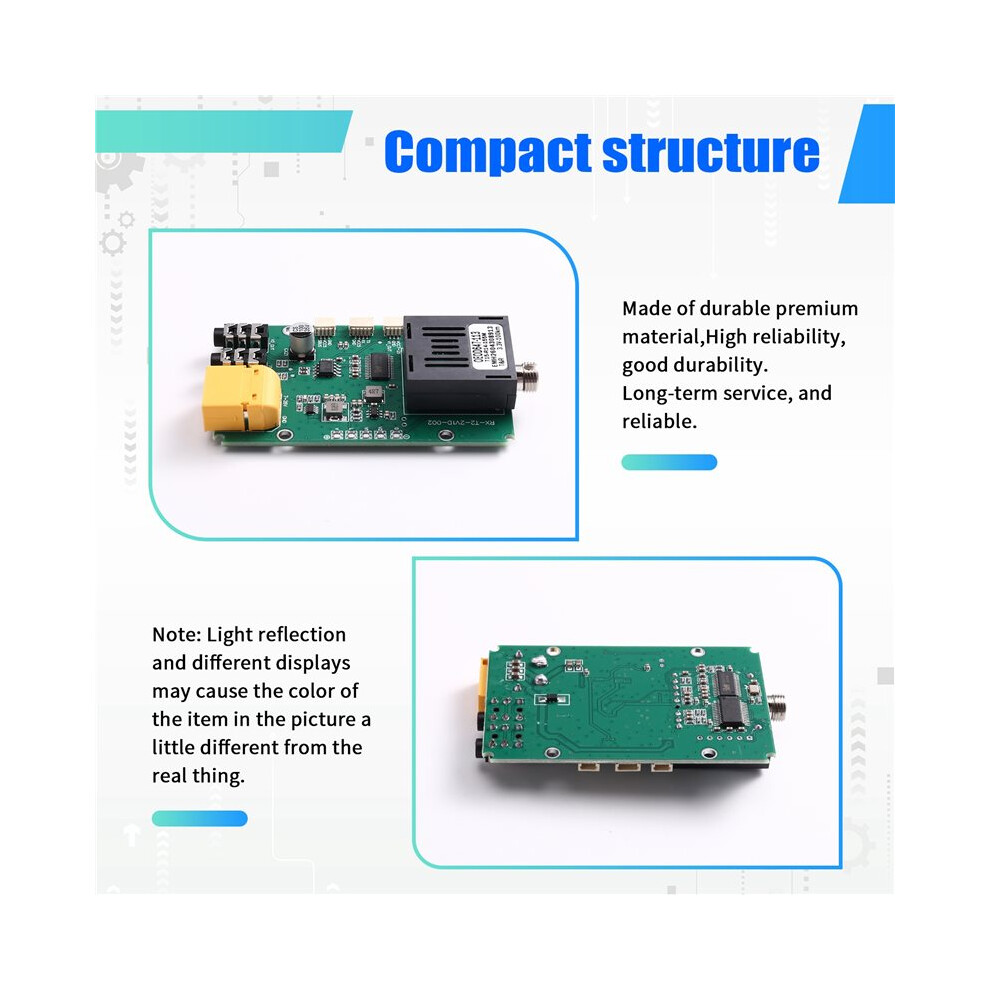 Photos - Cable (video, audio, USB) 100KM TTL Optical Transceiver Module Optical Terminal Equipment Fiber Port FC Drone-Specific RX Ground End
