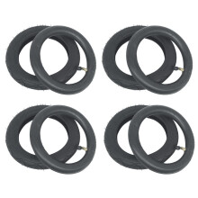 4X Buona Qualità 8 Pollici Pneumatico 8X1 1/4 Pneumatico per Scooter E Camera D'Aria Set Valvola Piegata Adatto per Bici Pneumatico per Scooter