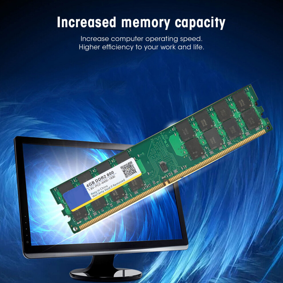 Xiede Ddr2 4Gb 800Mhz Desktop Memory Bar 7055741783340
