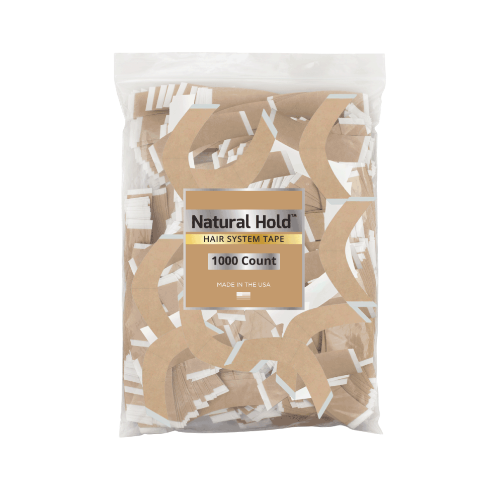 Walker Tape Unisex Clear Natural Hold Tape Contours - A, 1000 Pack