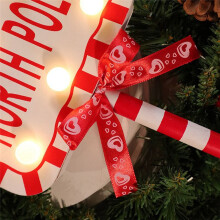 Christmas LED Light Vertical Signs with LED Light for Christmas Lamp Desk Sign Stop Ornament Christmas Desktop Light C