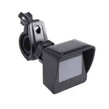 Solar Wireless Tire Pressure Monitoring System Motorcycle TPMS Tire Pressure Monitor LCD Display 3 External Sensors