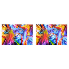 4X Rainbow Flames Hydrographic Film Water Transfer Printing Film  Dip Film 50cmX100cm