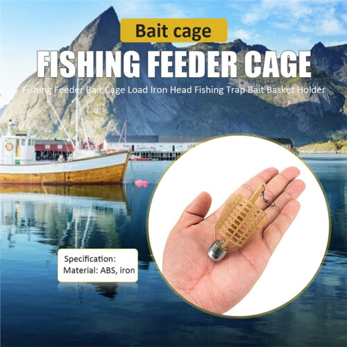 10 Paniers de Pêche avec Tête en Fer, 40 G 2