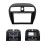 Car Audio Fascia Frame for  Attrage Mirage 2012-2018 9 Inch Dash Fitting Panel Frame Kit 6