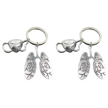 2St Zilveren Sleutelhanger Set, Duurzaam Key Holder Sleutels