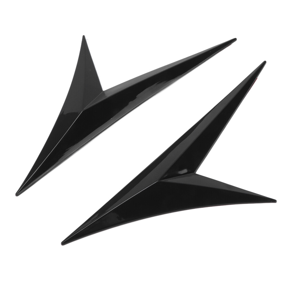 Gloss Universal Mudguard Vent Trim Stickers Black 7055741739538