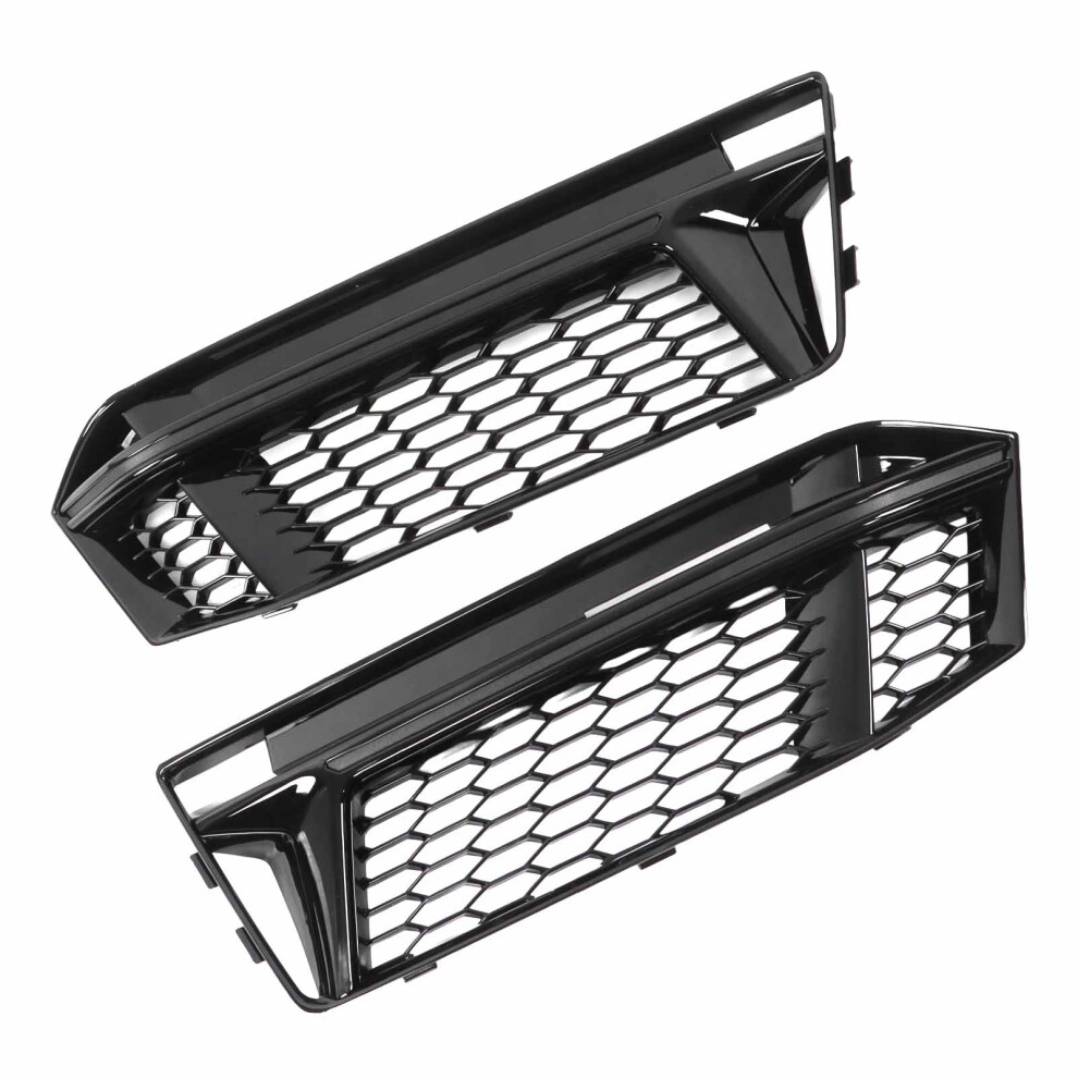 Fog Grille Trim Gloss Pair S4 B9 Light/Black 7055741840579