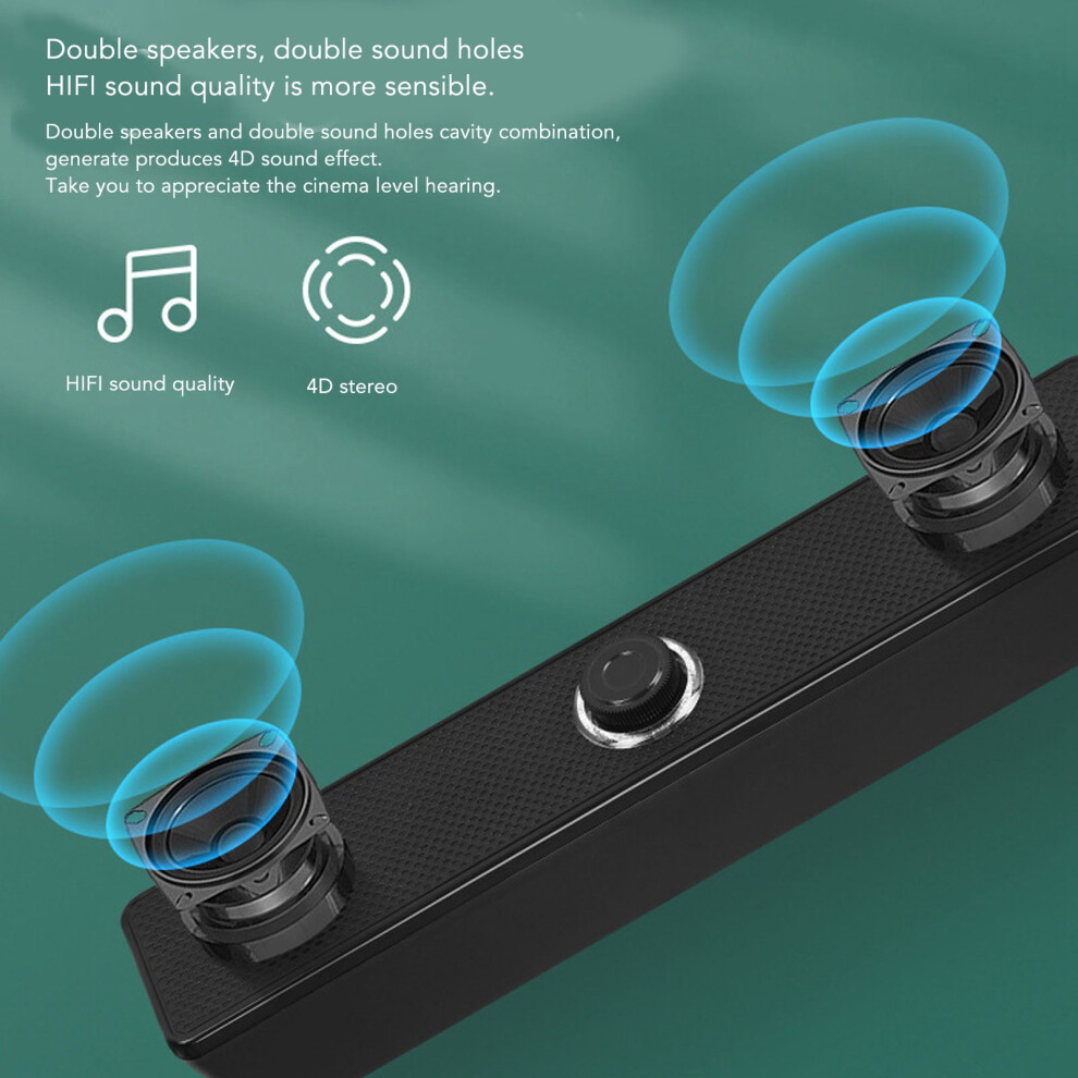 Wired Usb Speaker With Volume Knob 7055741735486