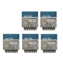 5 Stuks ESP-02S Wi-Fi-Module met Seriële Gouden Contactpunten, ESP8285, Draadloze Transparante Transmissie voor ESP8266