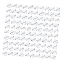 100Pcs Game Card Holder Table Number Stand Plastic Place-Clear