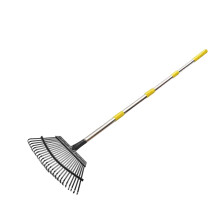 Râteaux de jardin en acier inoxydable, 165cm de Long, râteaux de