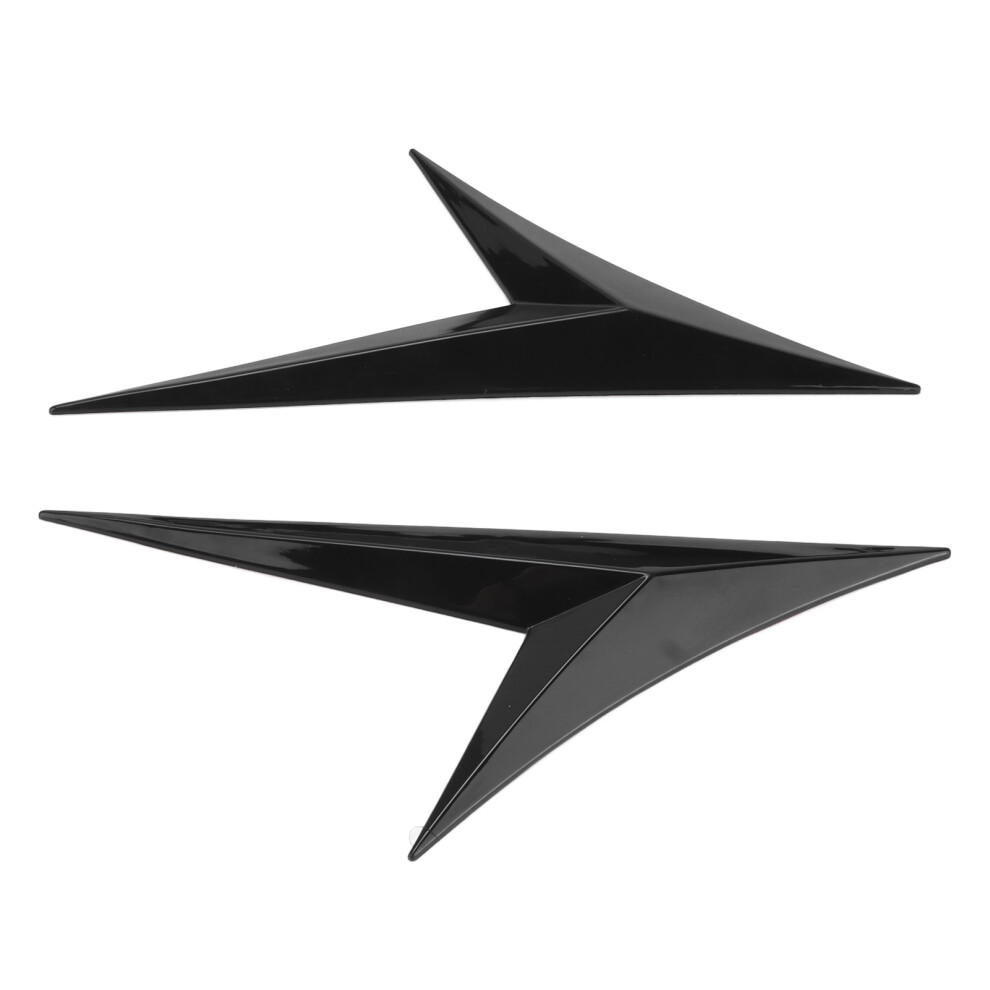 Universal Side Mudguard Vent Stickers Gloss Black 7055741840630