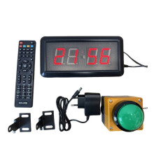 Chronomètre Mural Numérique LED avec Compte à Rebours, Prise UE, Télécommande à Bouton, Remise à Zéro Du Chronomètre, Petit Bouton de 6 cm