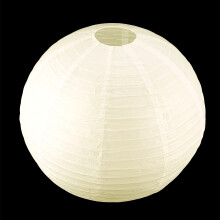 1 X Paralume Lanterna Di Carta Giapponese Cinese Per Matrimoni, 50Cm (20 pollice ) Bianco Crema