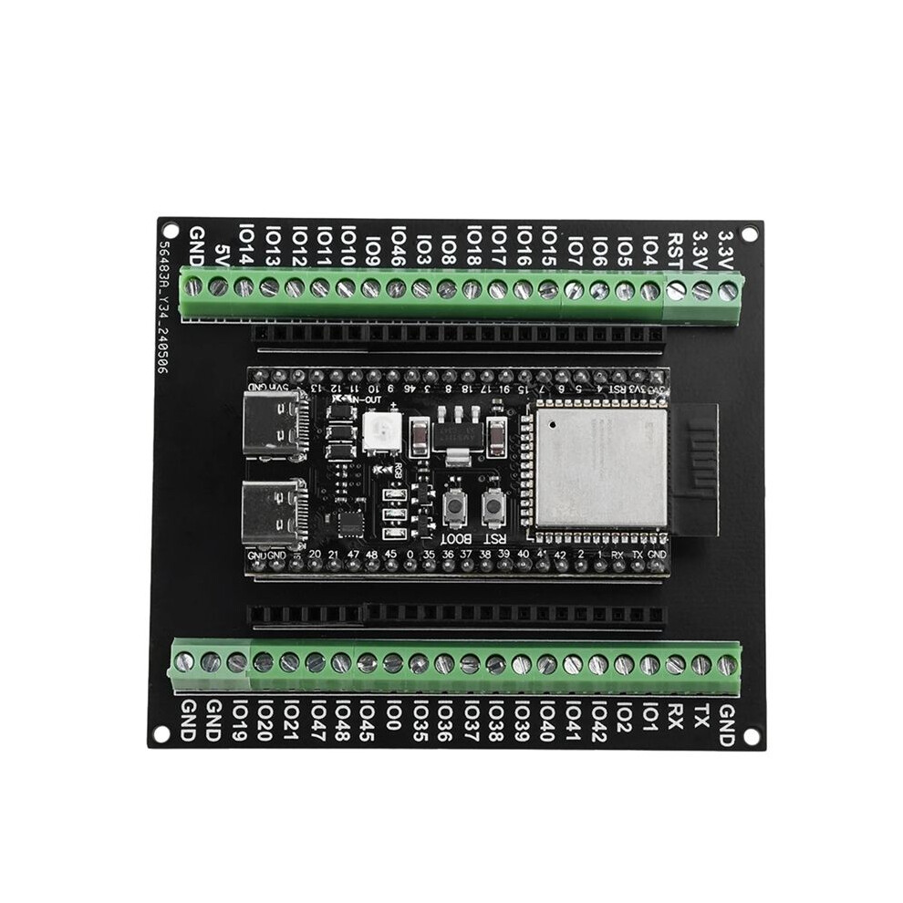 Esp32-S3 Expansion Board Gpio 1 Into 2 Breakout Board Double-Layers Expansion Board With N8r2/N16r8 Development Board A 4712566672237